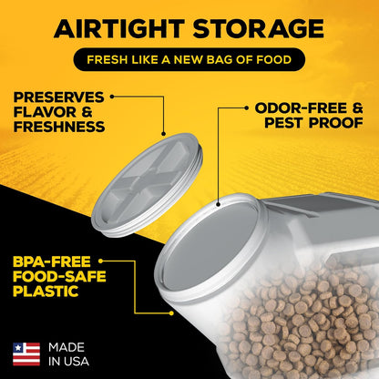Vittles Vault Stackable Airtight Pet Food Storage Container